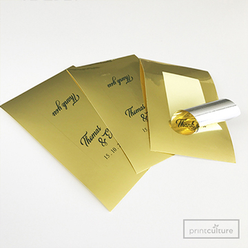 Gold Vinyl Stickers